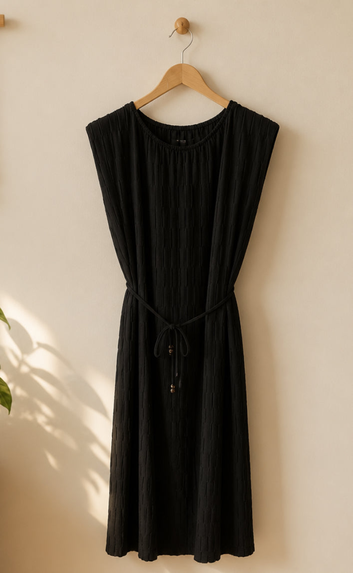 Vestido Largo Texturizado