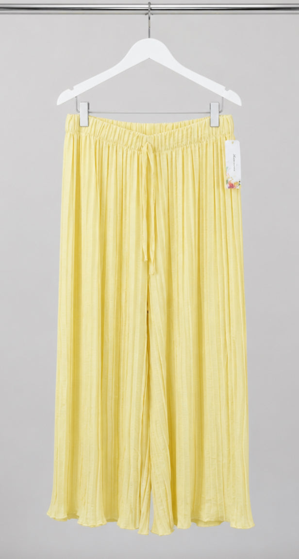 Pantalón Culotte Plisado