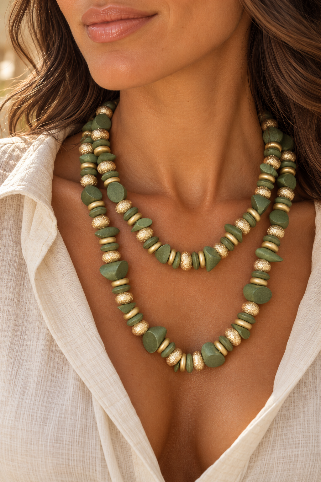 Collar Boho Chic de Cuentas