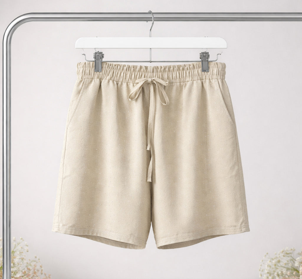 Short Fluido con Brillos Sutiles