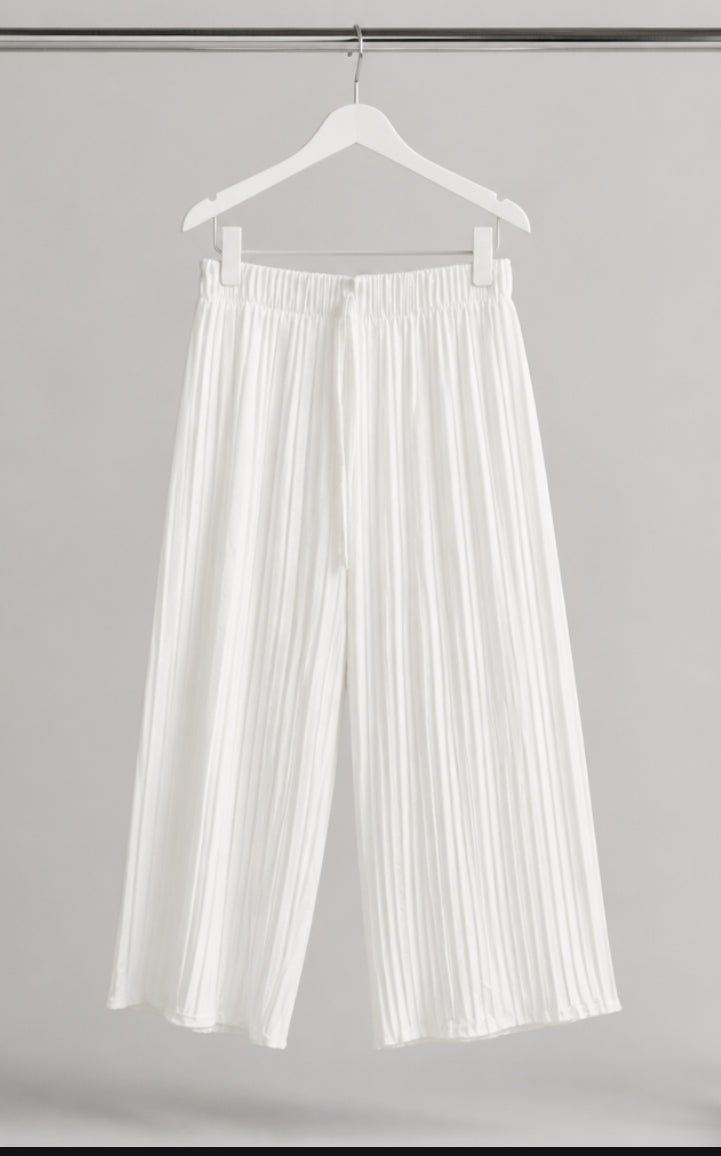 Pantalón Culotte Plisado