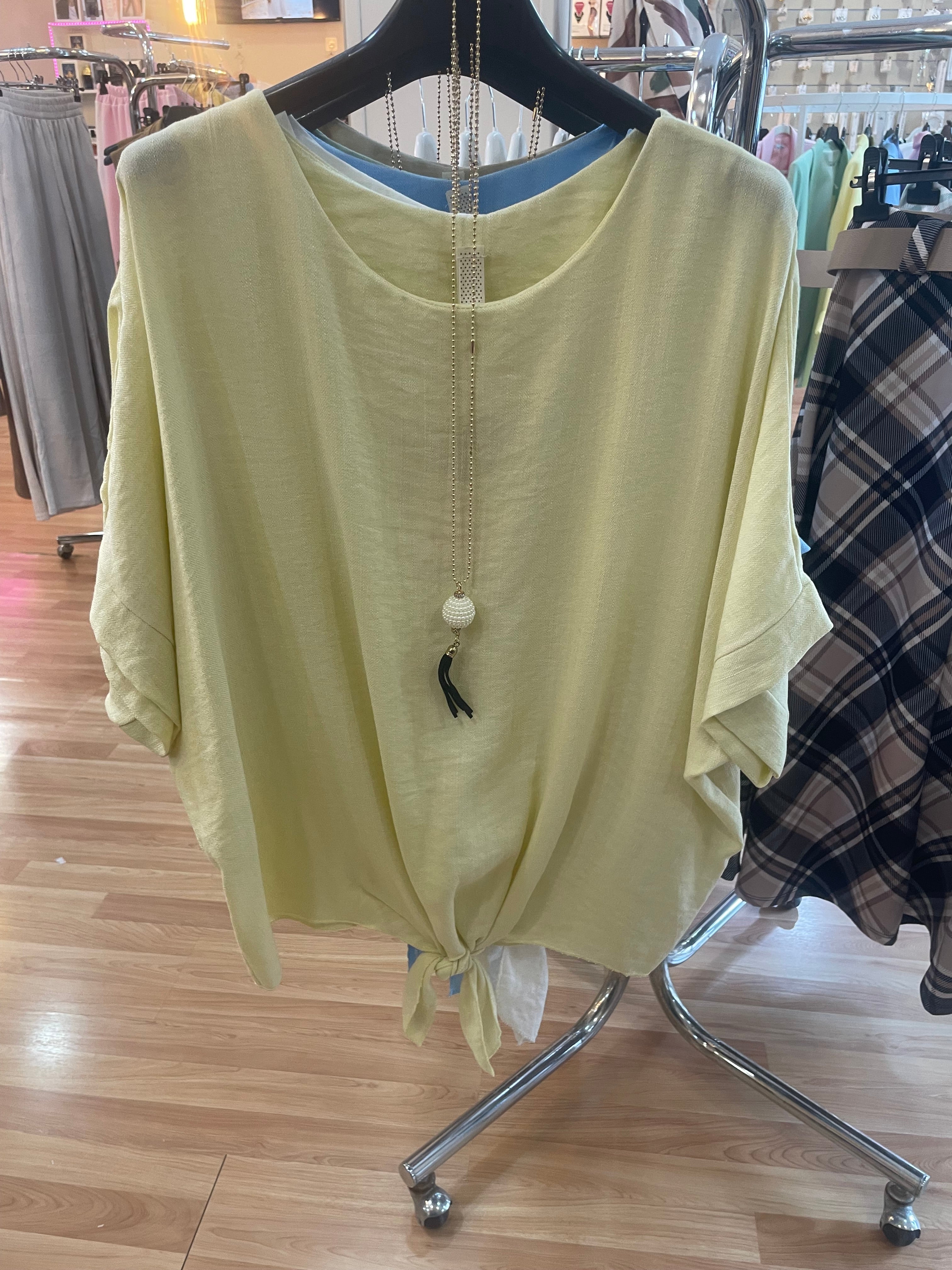 Camiseta manga corto ligera con collar