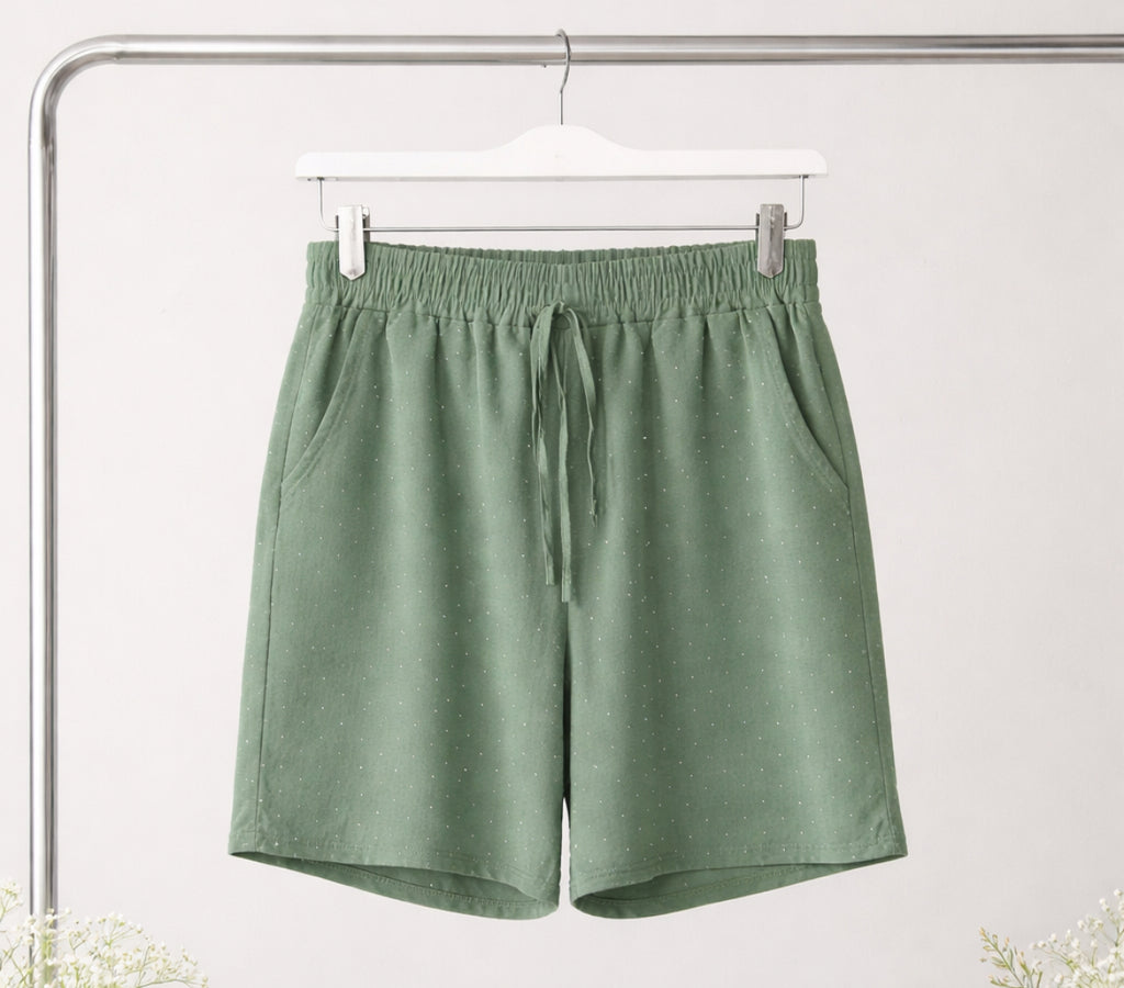 Short Fluido con Brillos Sutiles