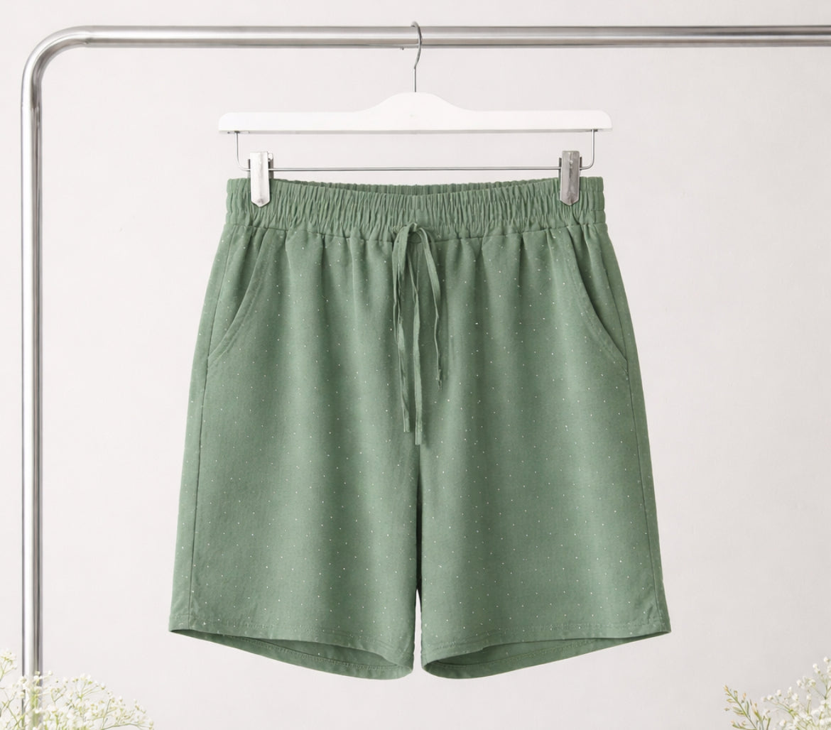Short Fluido con Brillos Sutiles