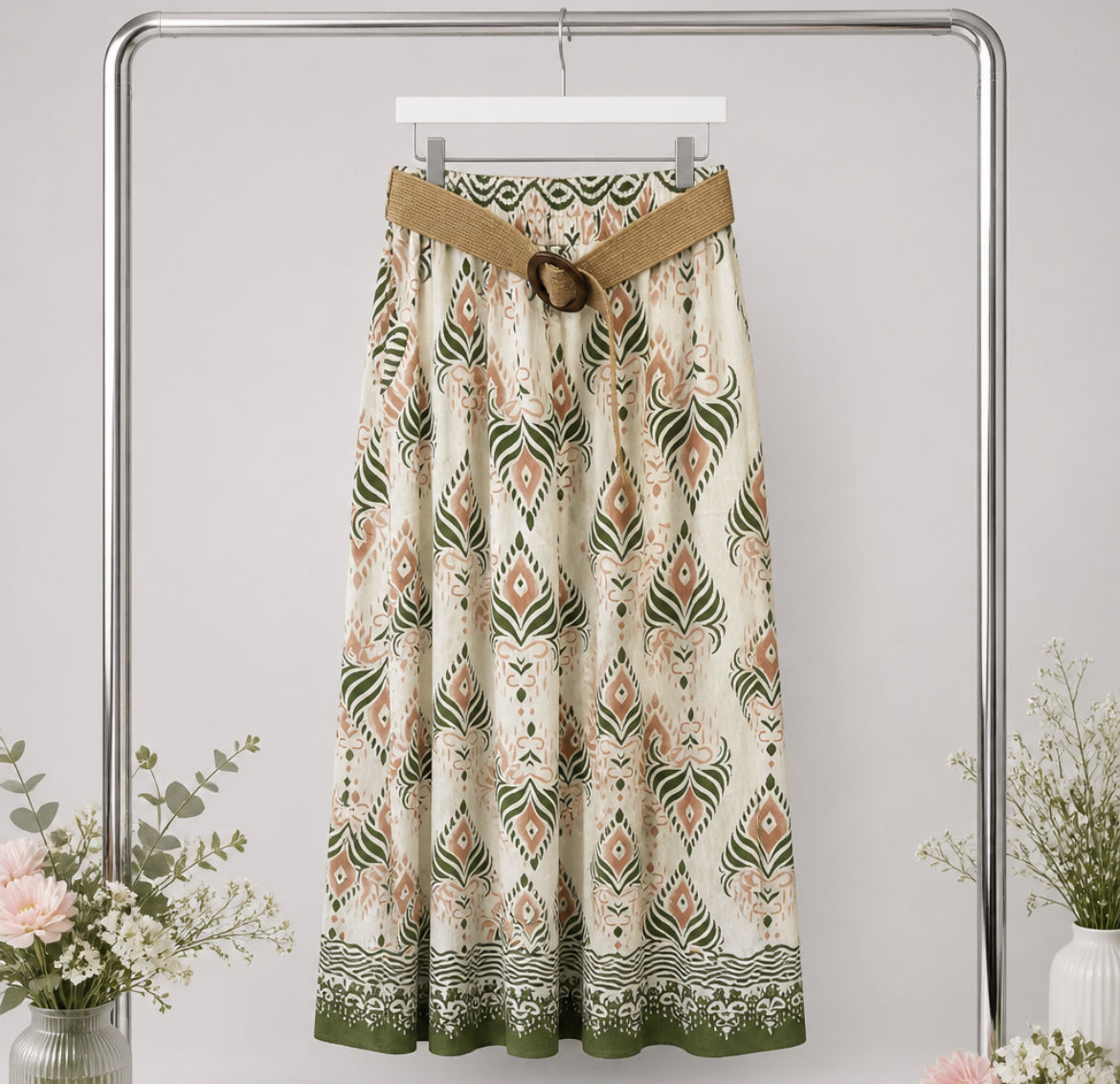 Pantalón Palazzo Estampado Boho