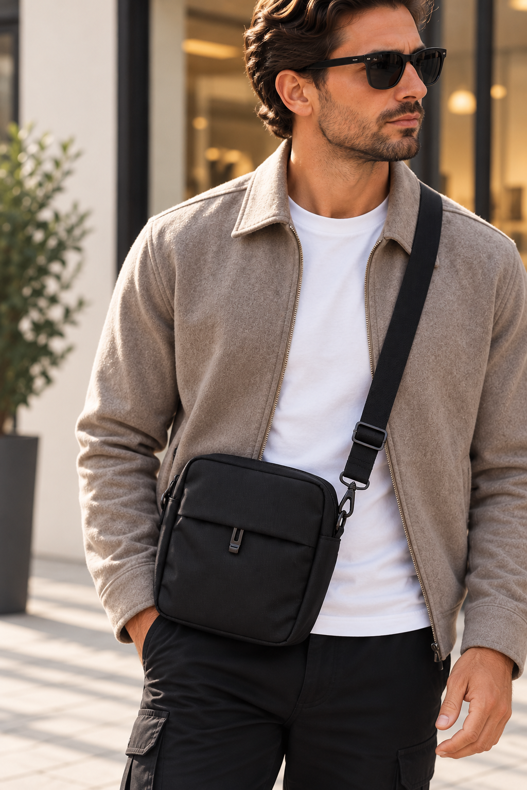 Bandolera zipper
