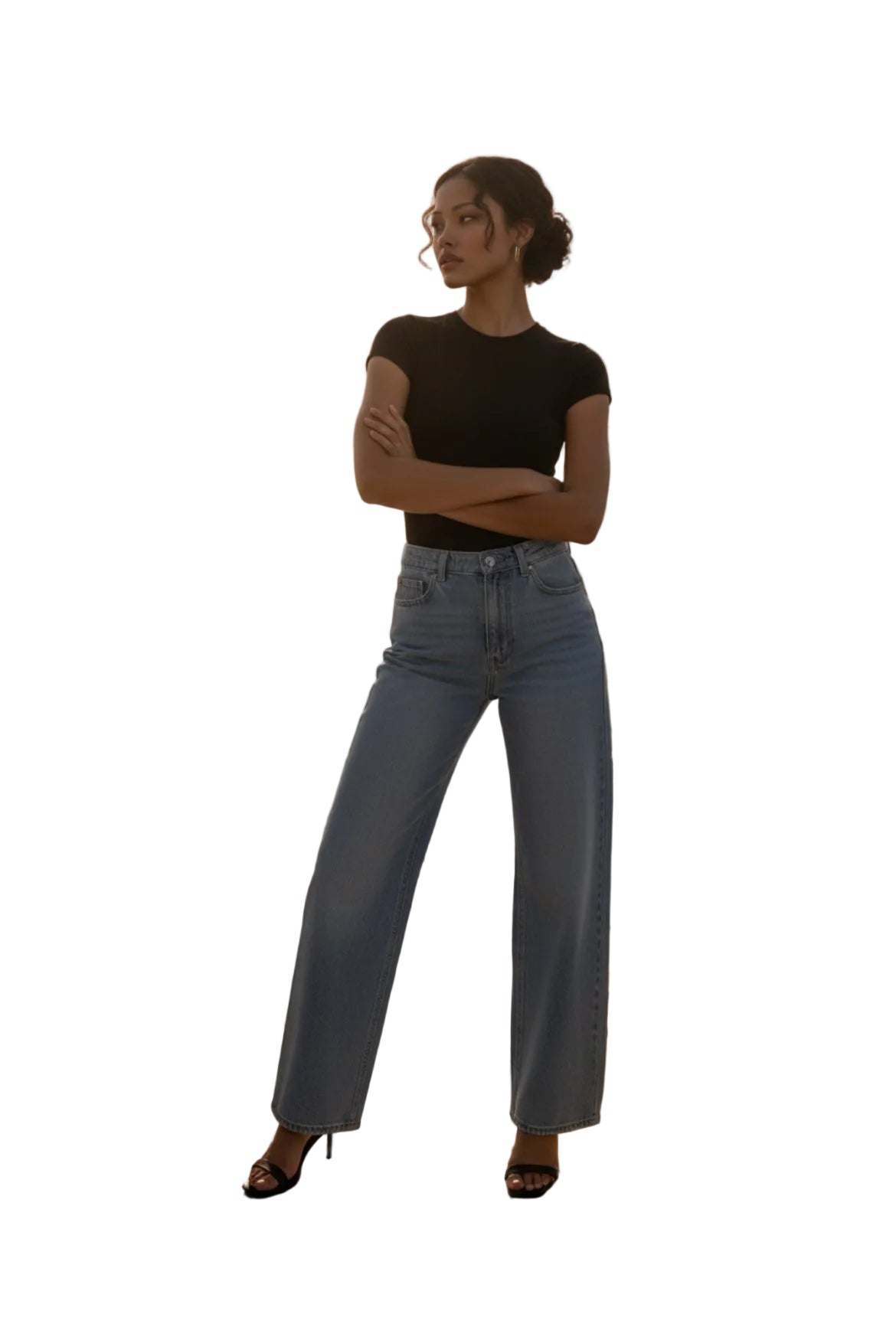Wide leg Jeans, super comodo