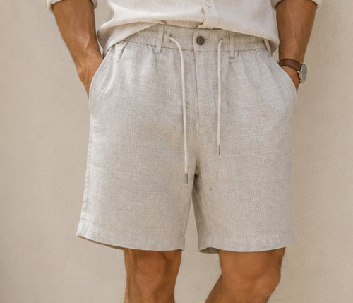 Bermuda Hombre de Tejido Ligero