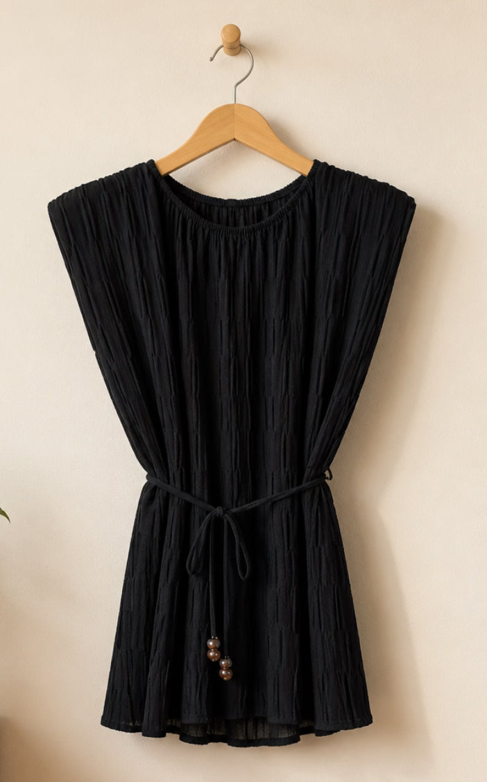 Top Texturizada elegante