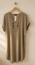 Vestido largo de talla grande