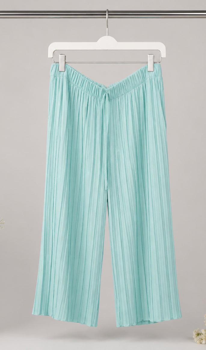 Pantalón Culotte Plisado
