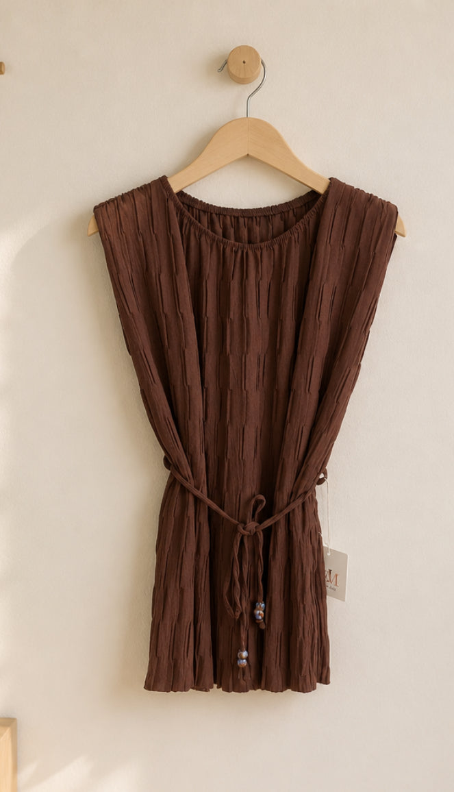 Top Texturizada elegante