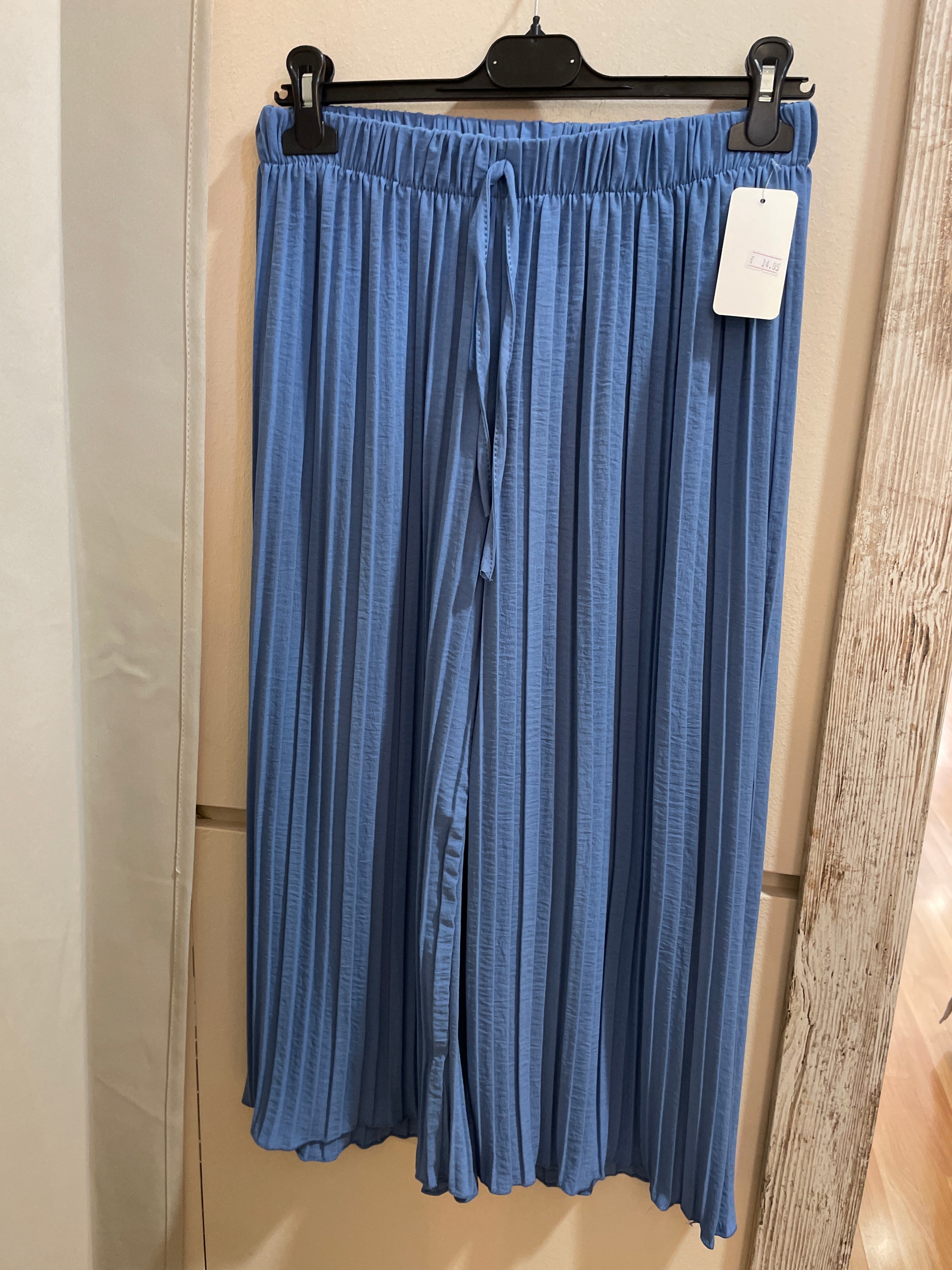 Pantalón Culotte Plisado