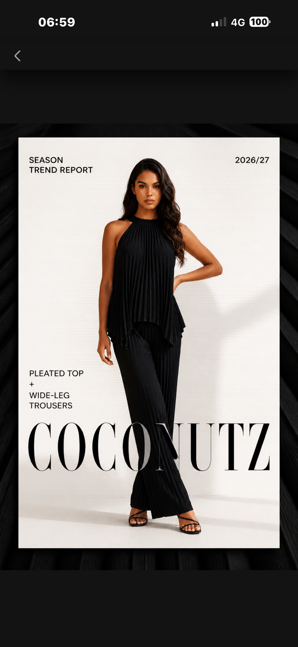 Conjunto Chelise negro