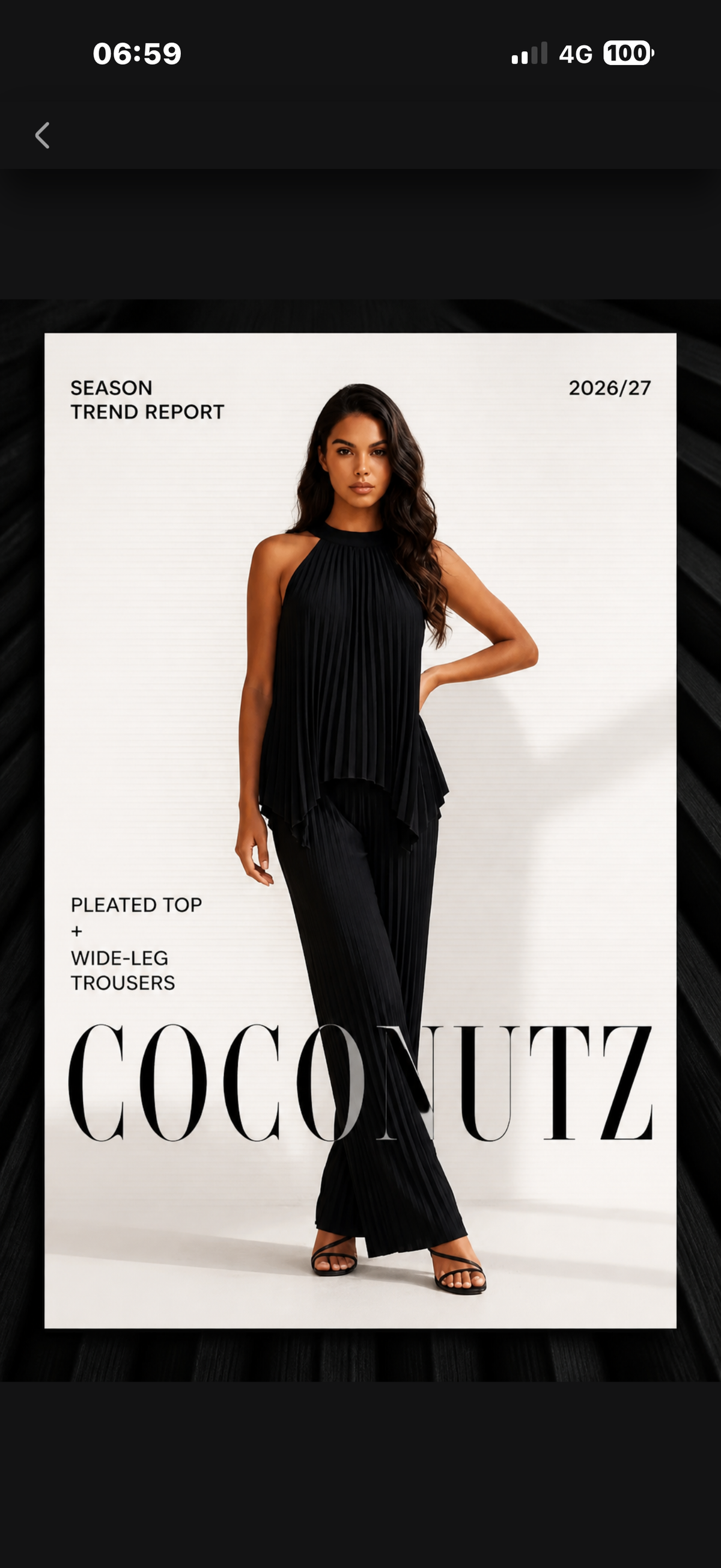 Conjunto Chelise negro