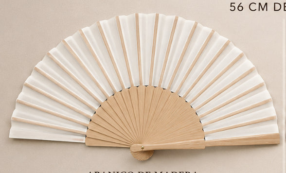 Abanico Grande 56 cm en 4 colores
