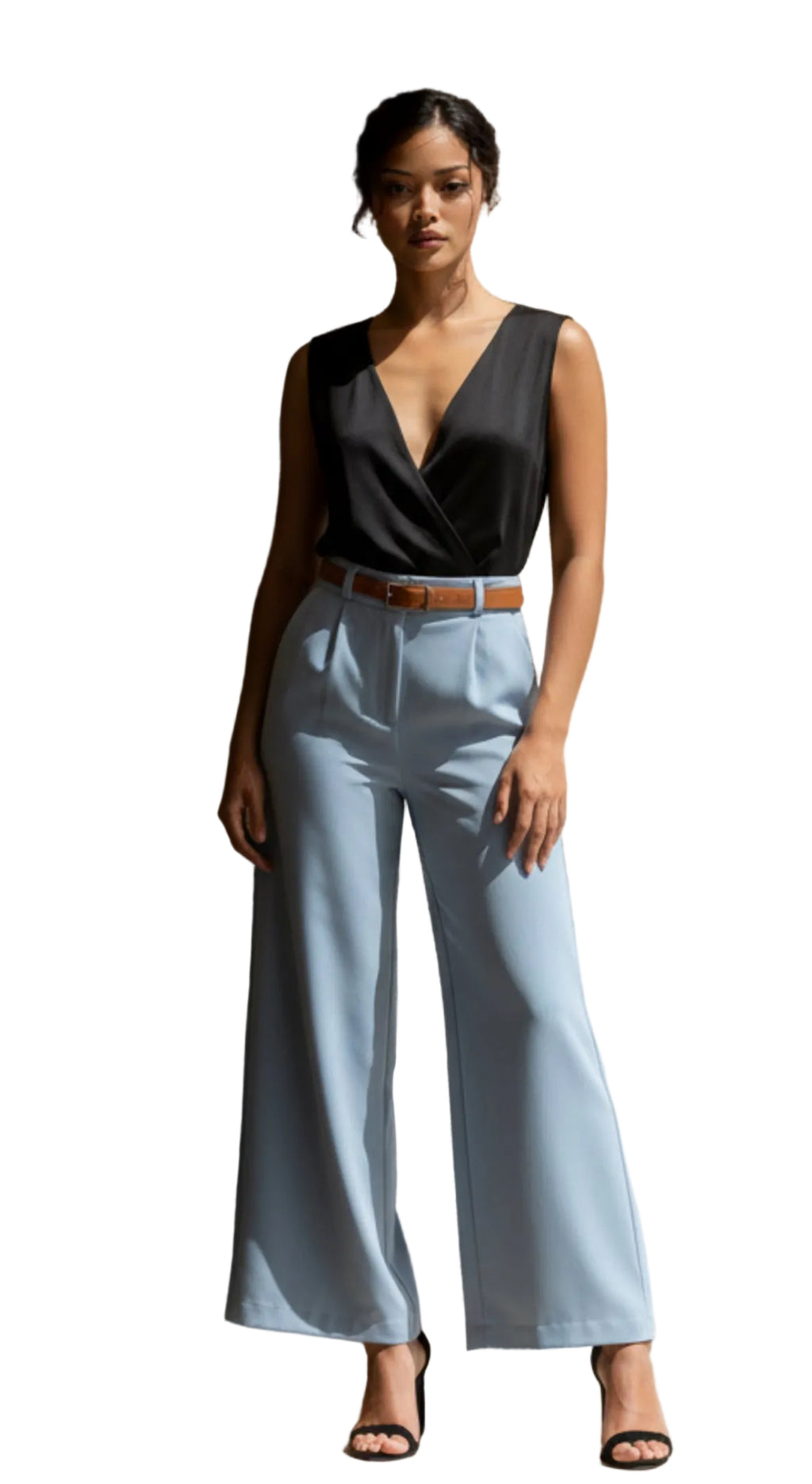 Pantalon con cinturón