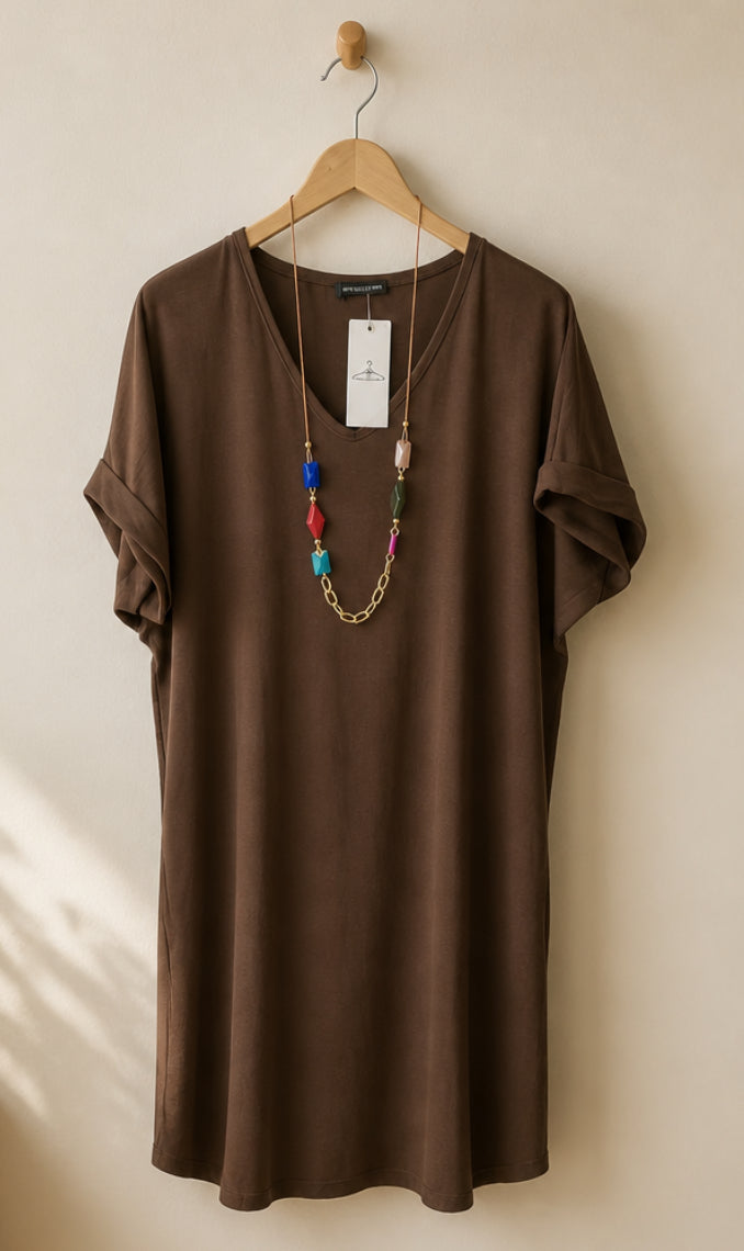 Vestido largo de talla grande