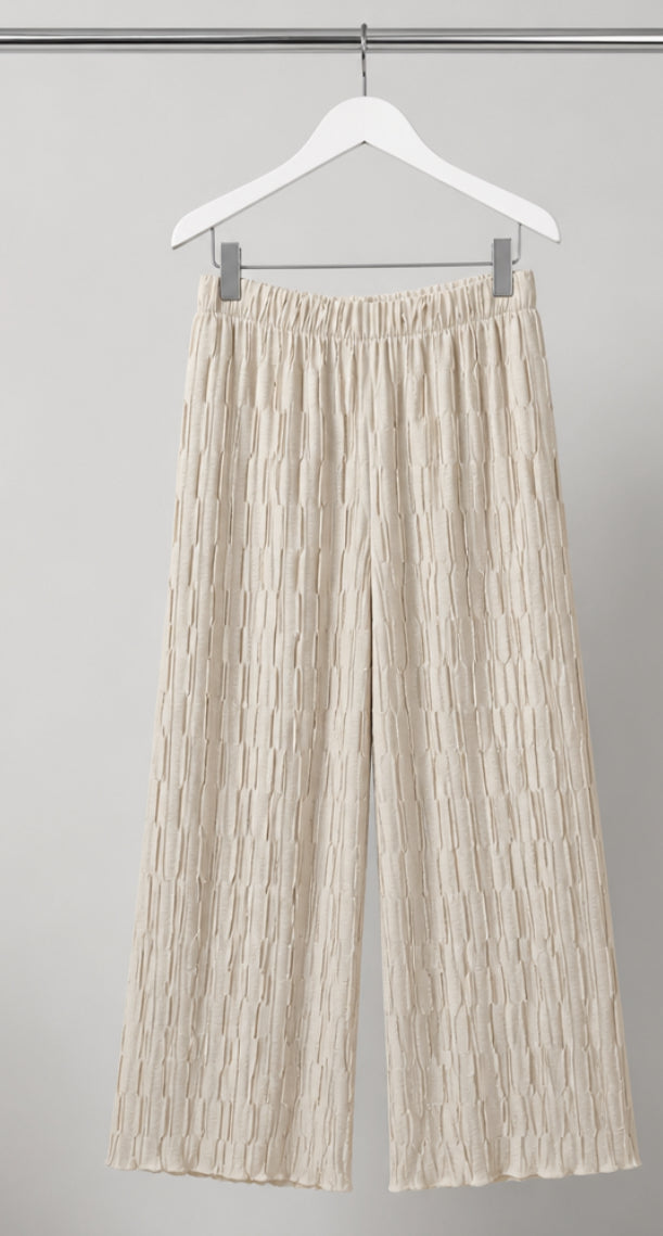 Pantalón Texturizado elegante