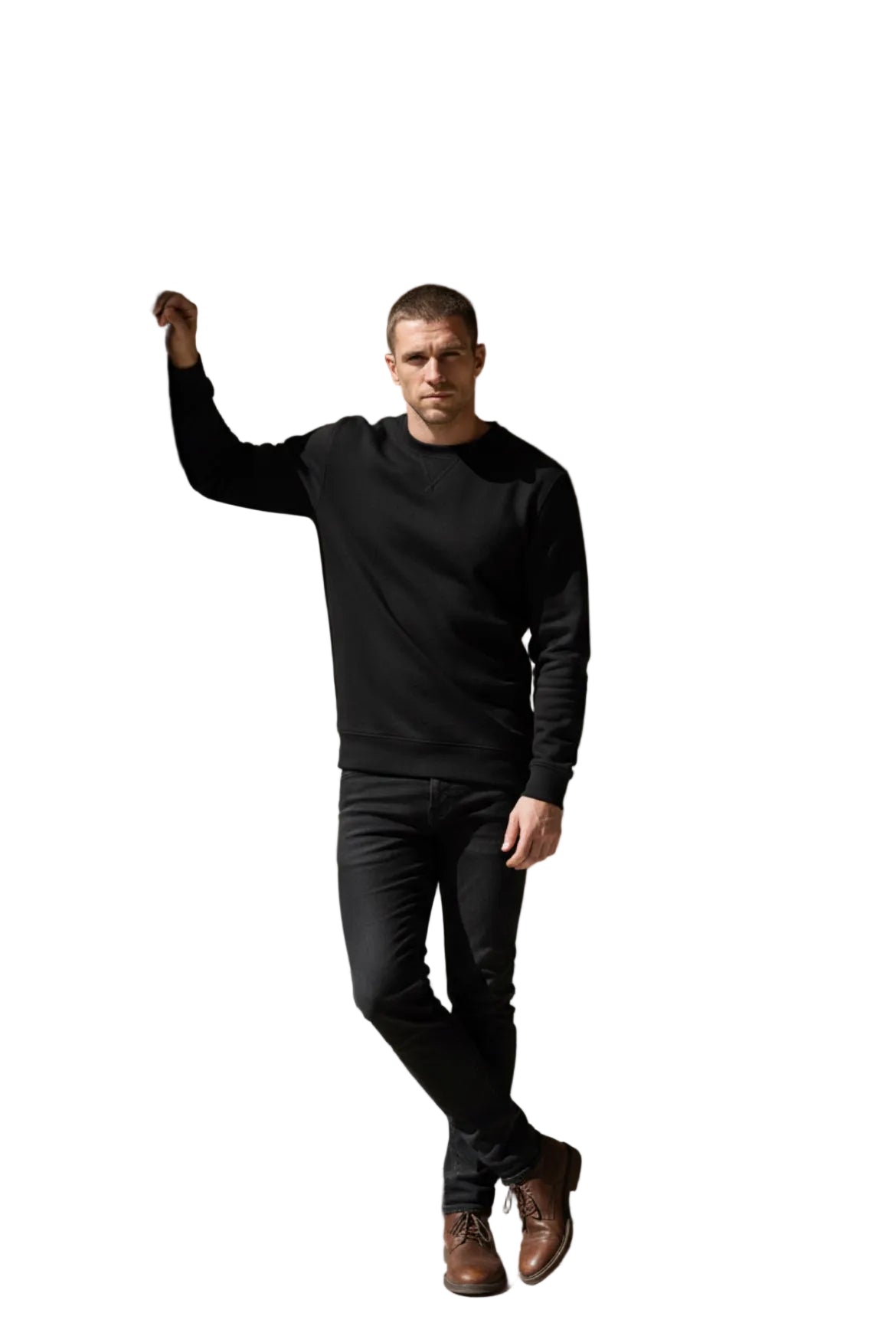 Sudadera con pelito, calentito.