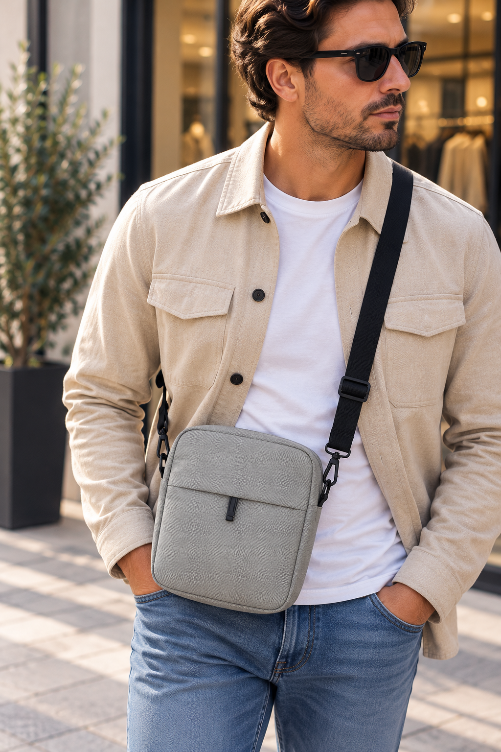 Bandolera zipper