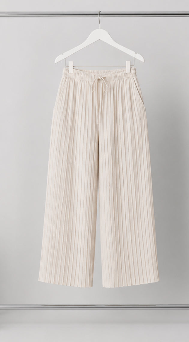Pantalón Culotte Plisado