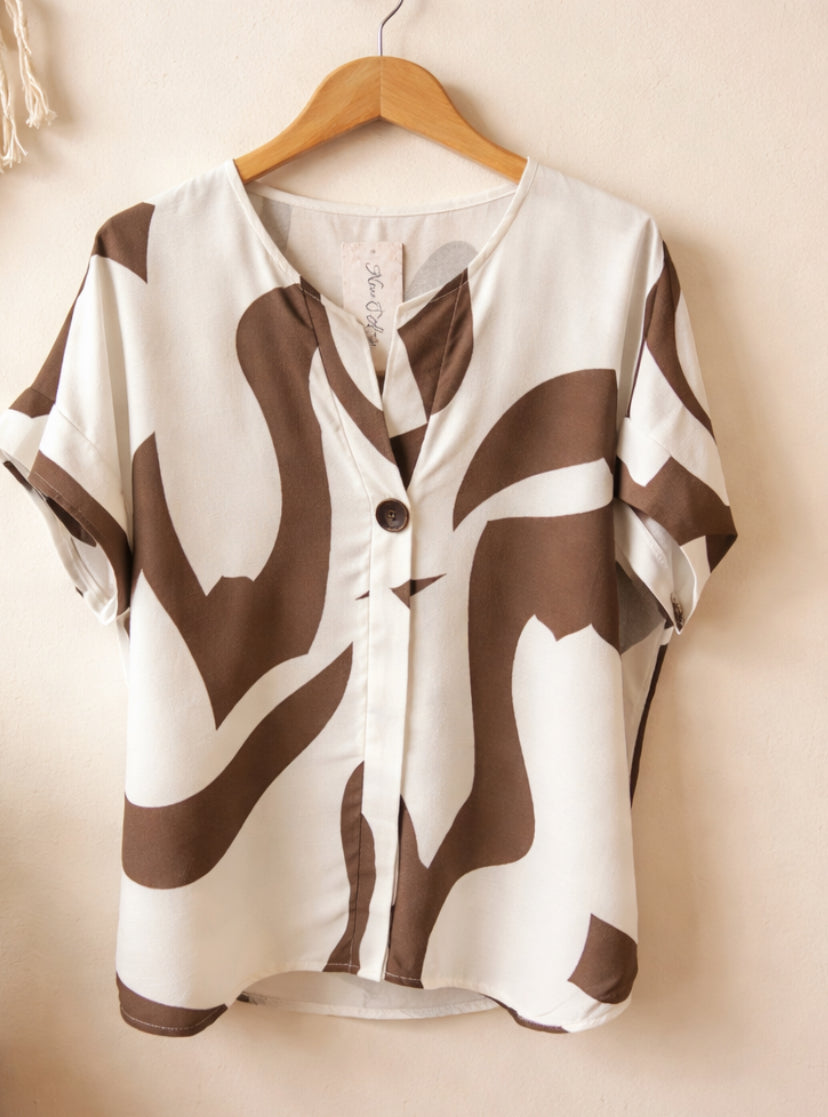 Blusa estampada