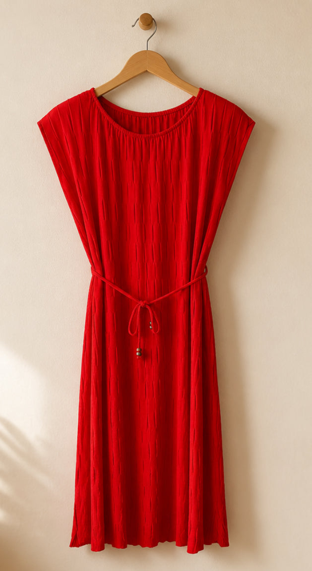 Vestido Largo Texturizado