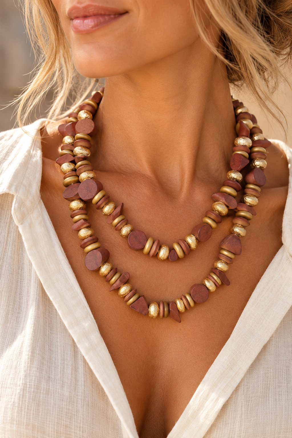 Collar Boho Chic de Cuentas