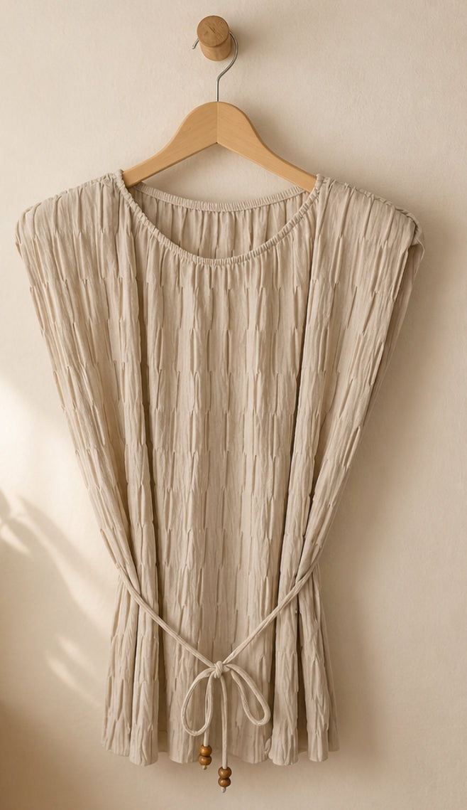 Top Texturizada elegante