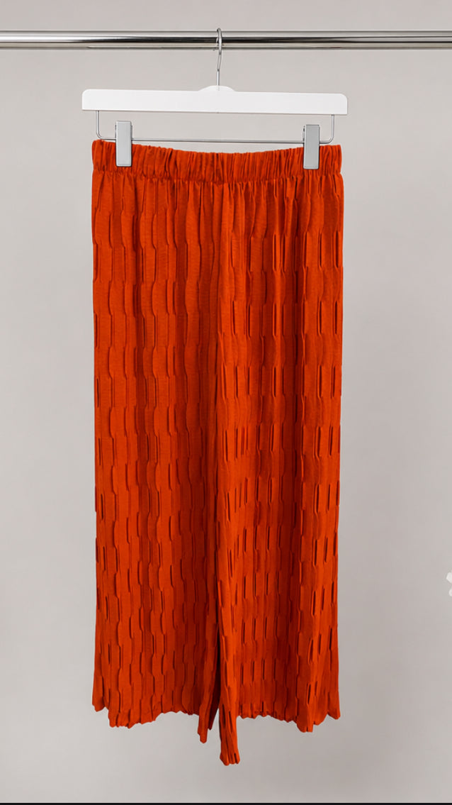 Pantalón Texturizado elegante