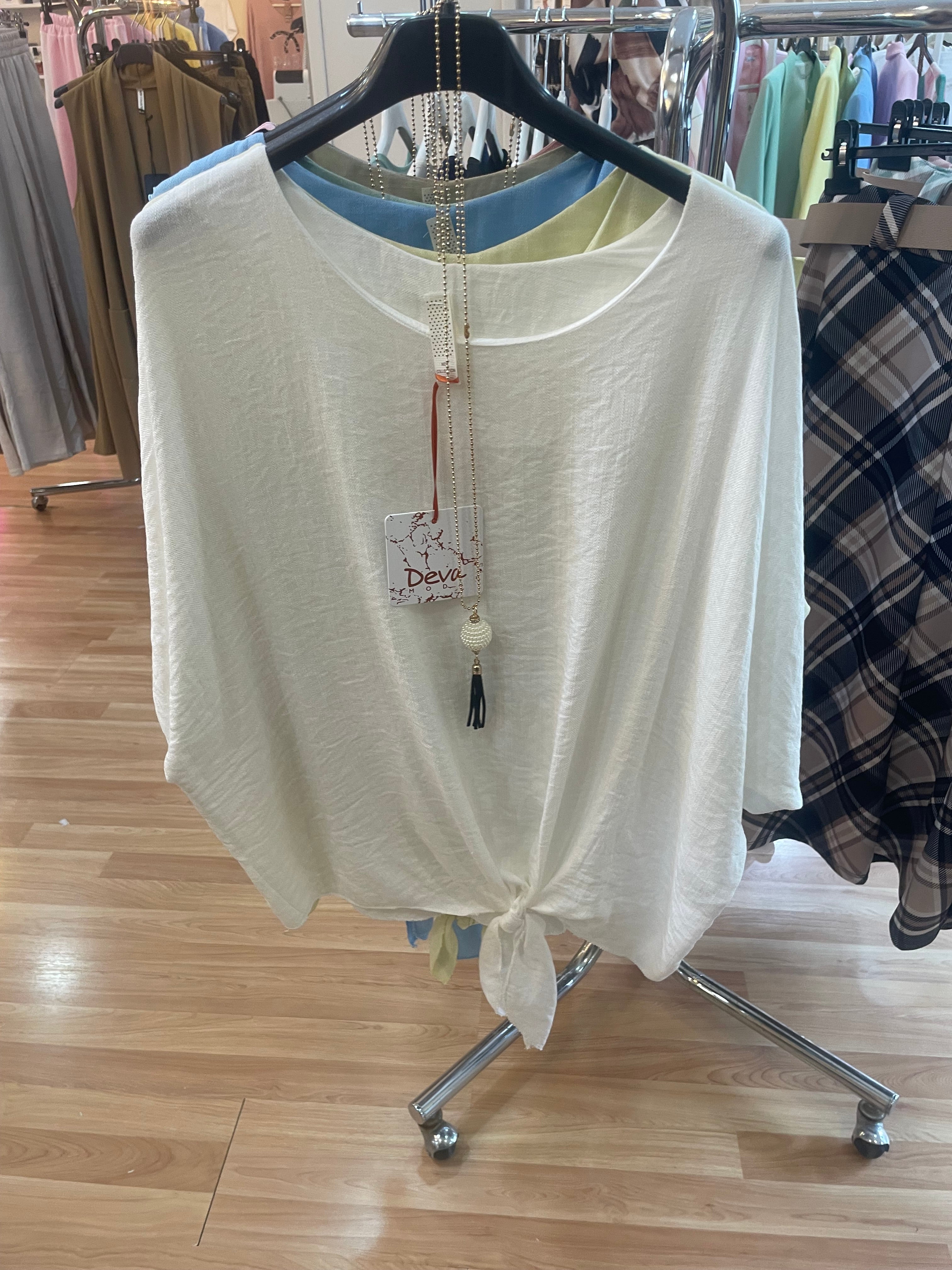 Camiseta manga corto ligera con collar