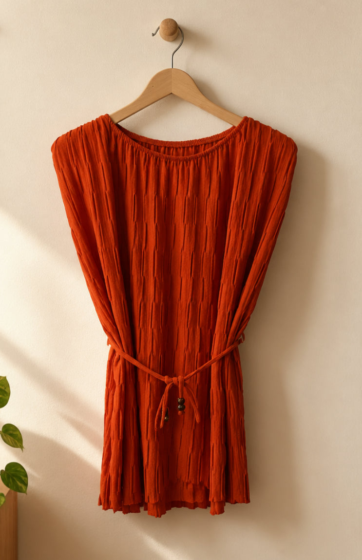 Top Texturizada elegante