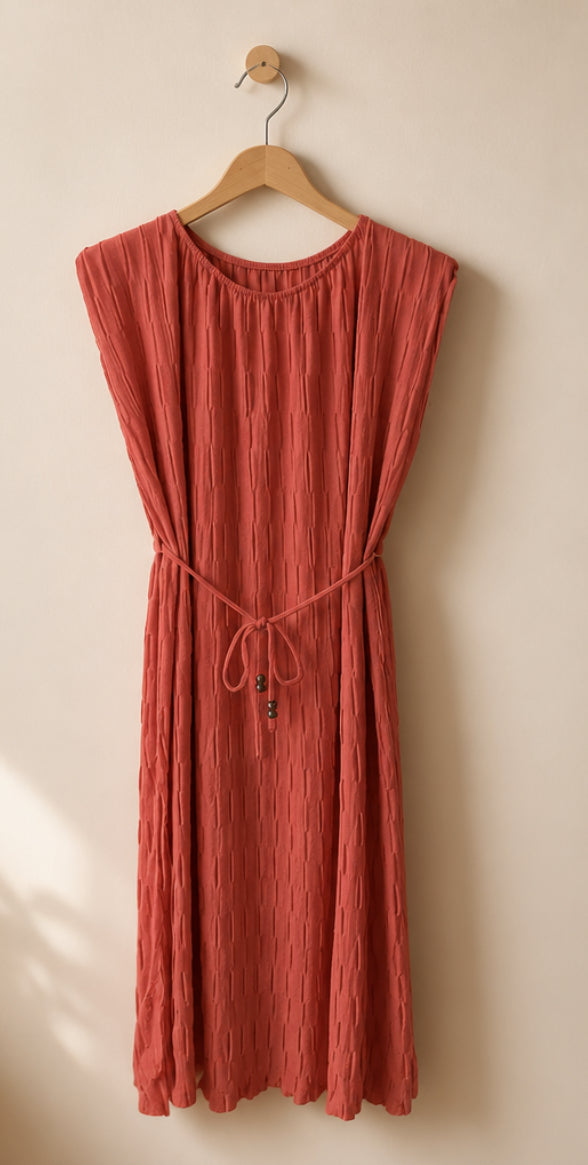 Vestido Largo Texturizado