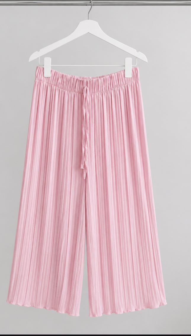 Pantalón Culotte Plisado